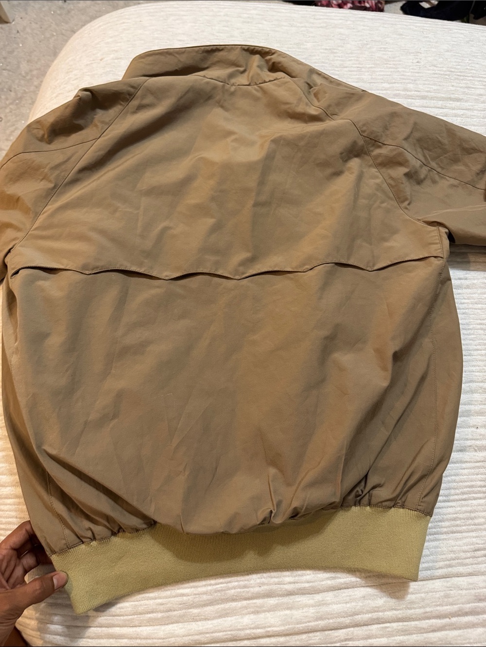 BARACUTA G9 Harrington Men's Khaki Bomber Jacket size 38 - Small - Picture 16 of 16